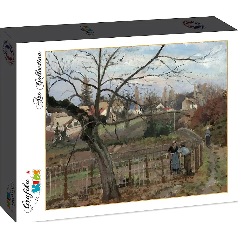 Grafika Puzzle Art Collection Camille Pissarro Grafika Kids The Fence, 1872 - 12 Teile