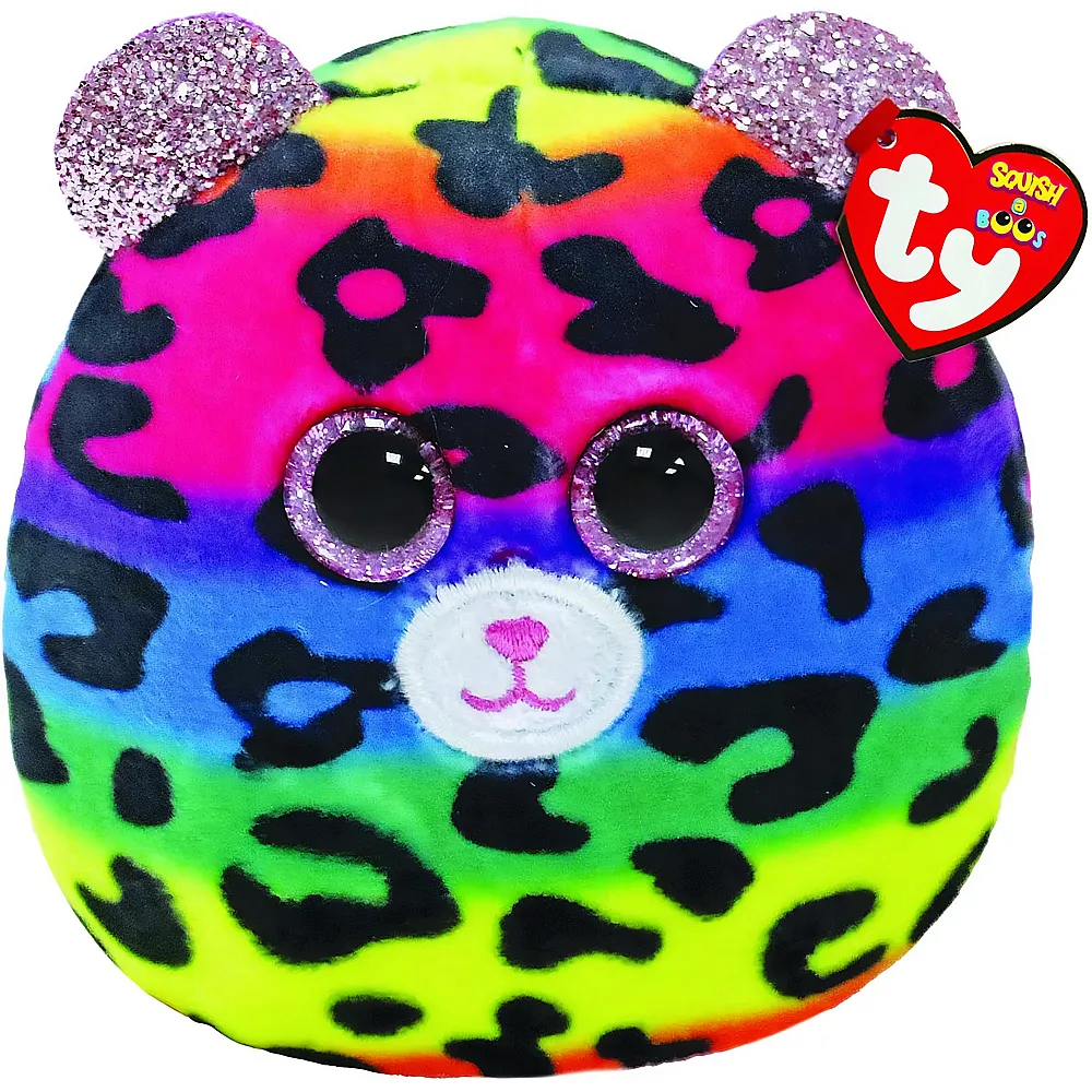 meinspielzeug - Ty Squishy Beanies Dotty der Leopard - 8 cm | Raubkatzen Pl�sch