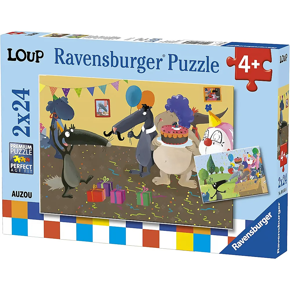 Ravensburger 2 Puzzles - Loup