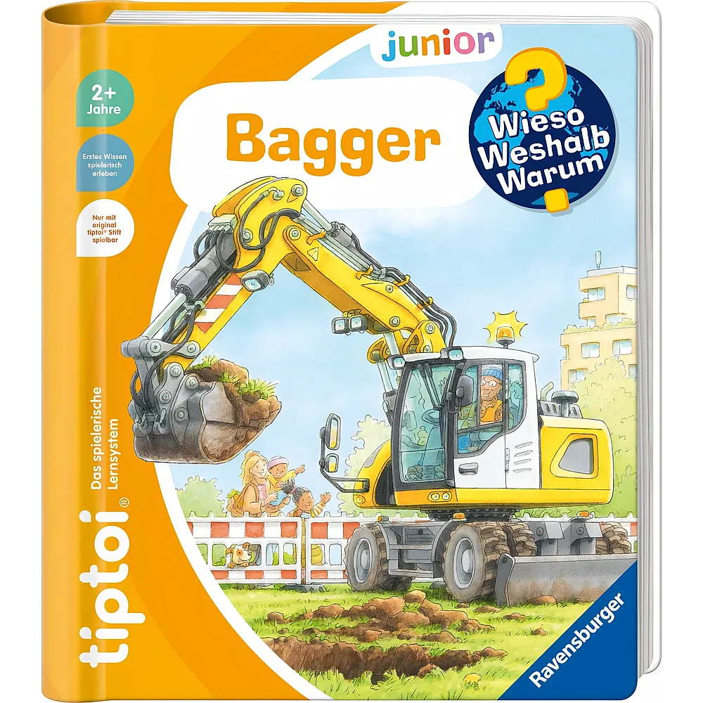 Ravensburger tiptoi Wieso Weshalb Warum junior Bagger