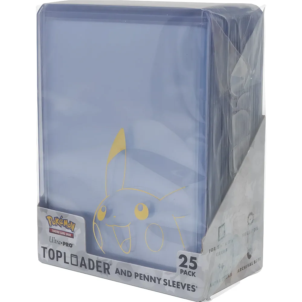 Ultra Pro Pok�mon - Pikachu Toploader & Penny Sleeves Bundle 25