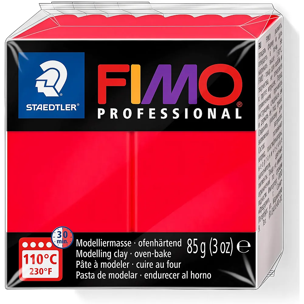 Fimo Professional Modelliermasse Rot - 85 g