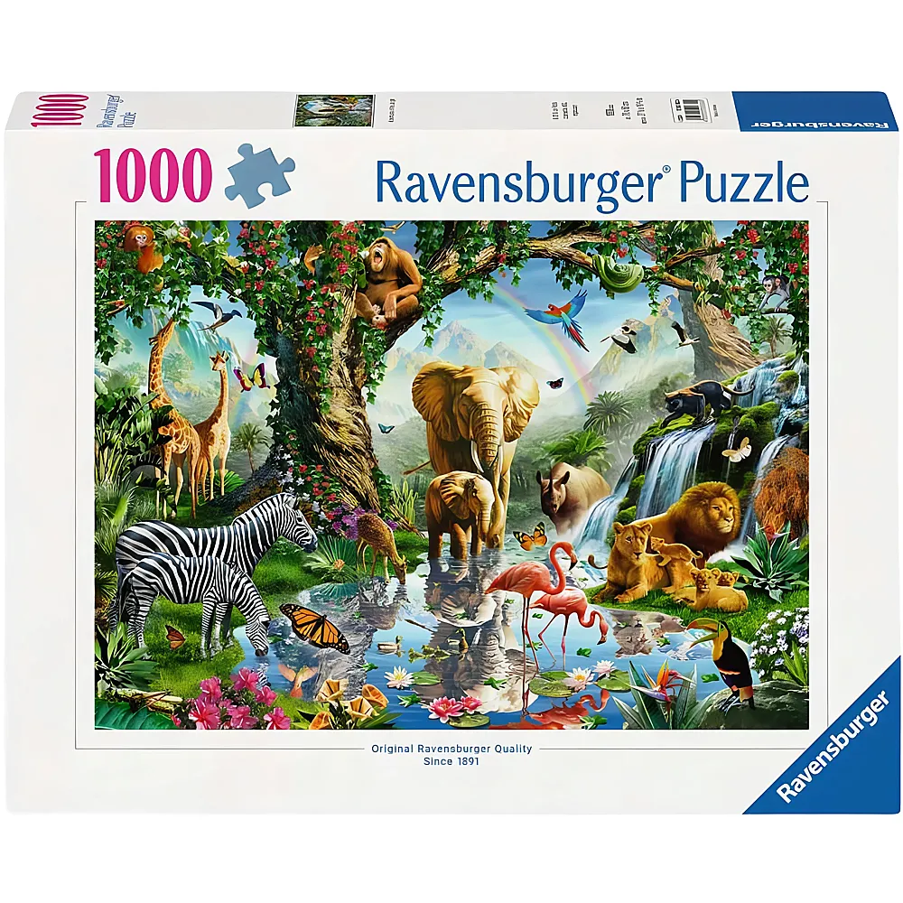 Ravensburger Puzzle Abenteuer im Dschungel - 1000 Teile