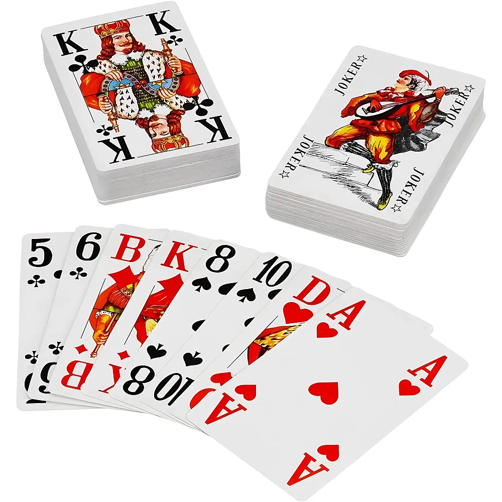 Romm�-Spielkartendeck f�r Senioren, Grossdruck - Kartenspiele