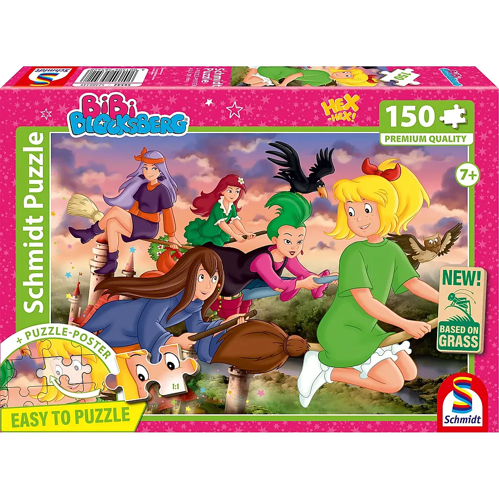 Schmidt Puzzle Bibi Blocksberg Hexenrennen - 150 Teile