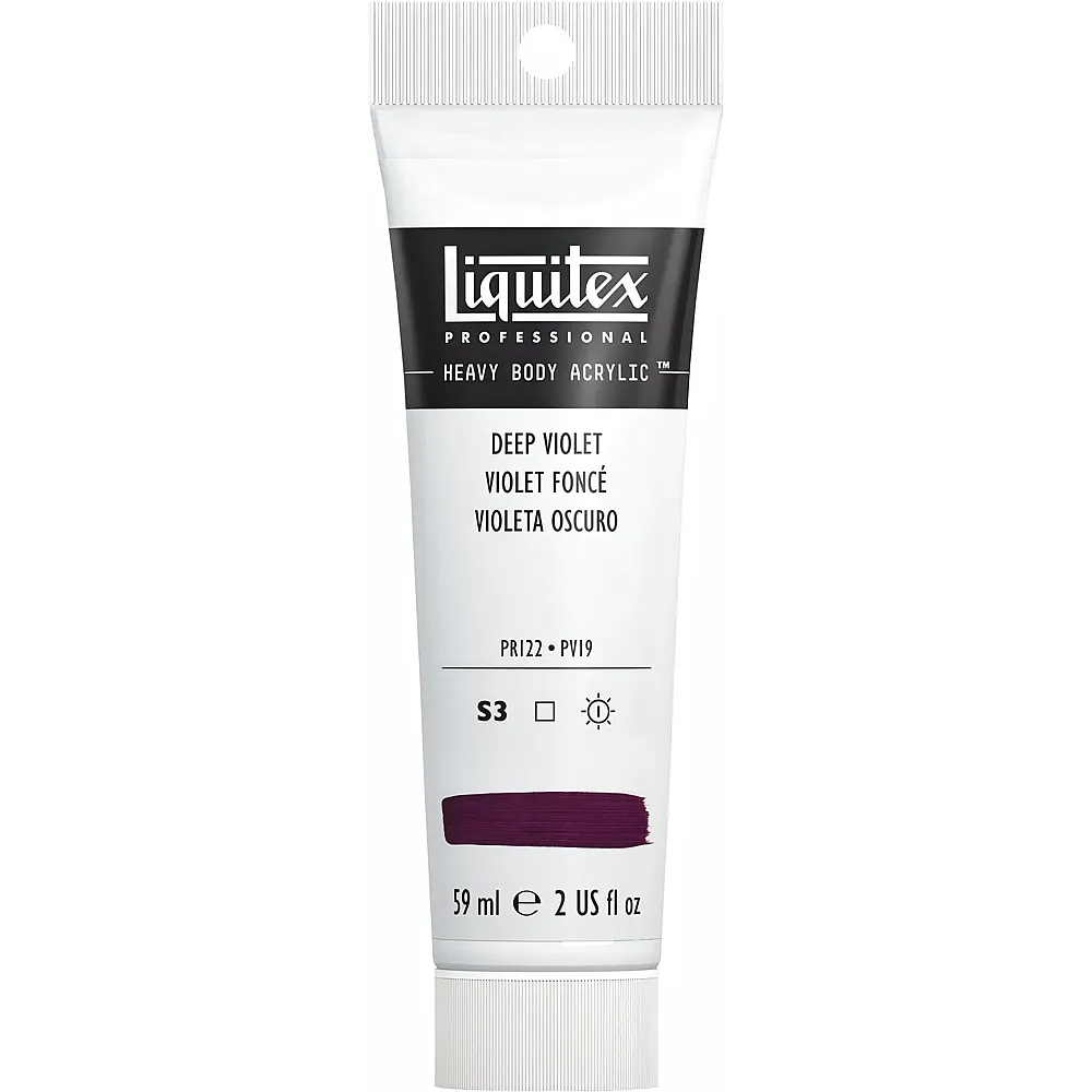 Liquitex Lqx Prof. Heavy Body Acrylfarbe 59ml Tube Dunkelviolett - Suche