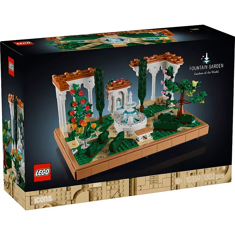 LEGO Icons Springbrunnengarten 10359