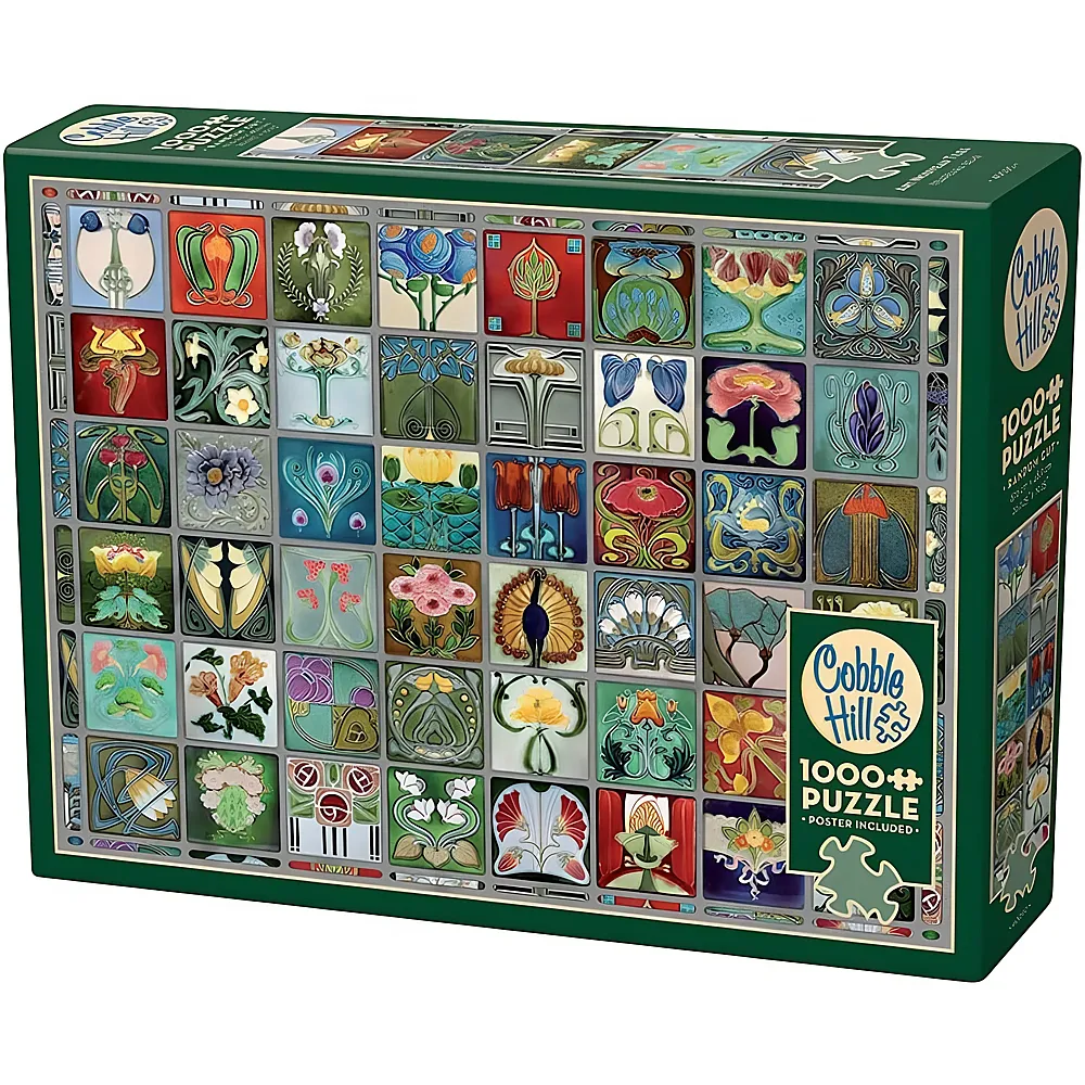 Cobble Hill Puzzle Art Nouveau Tiles - 1000 Teile