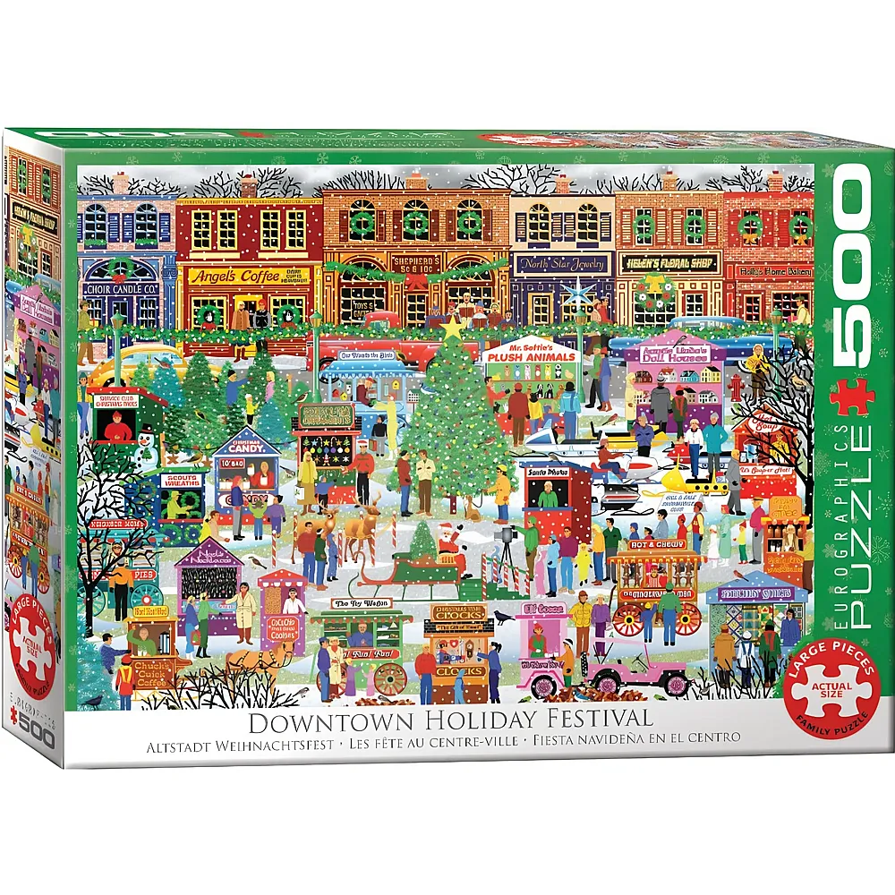 Eurographics Puzzle Downtown Holiday Festival 500Teile