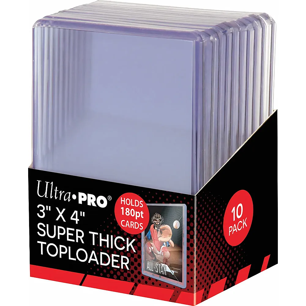 Ultra Pro Toploader Super Thick 180pt 10