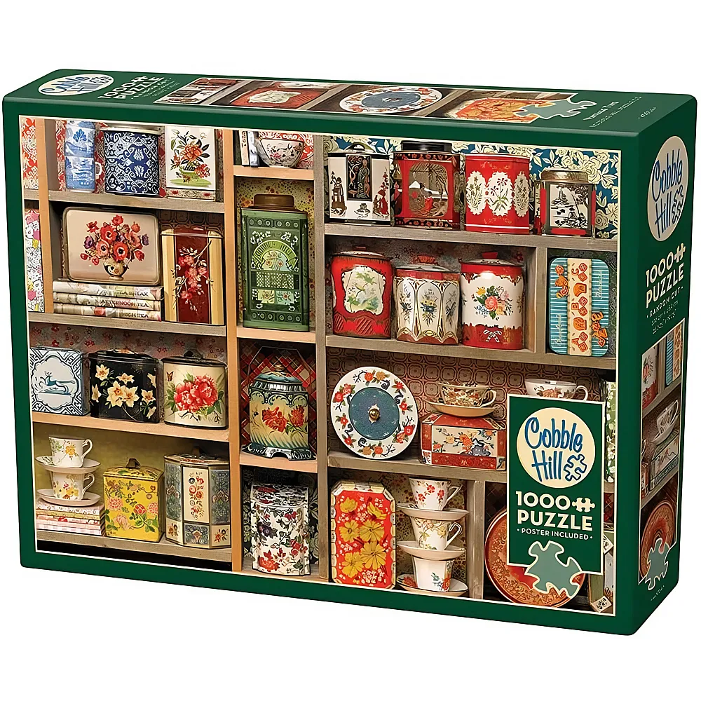 Cobble Hill Puzzle Vintage Tins - 1000 Teile