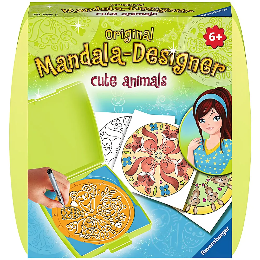 Ravensburger Mini Mandala-Designer Cute Animals