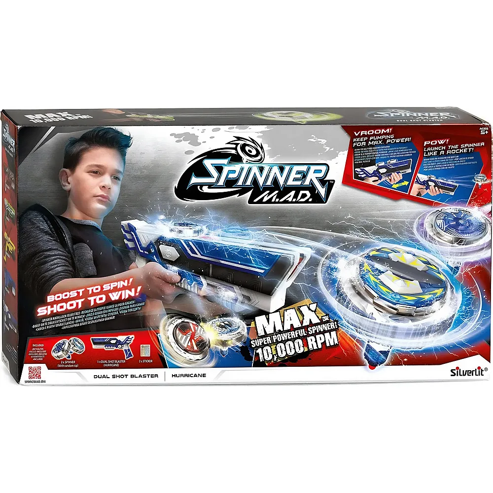 Silverlit Spinner MAD Dual Shot Blaster