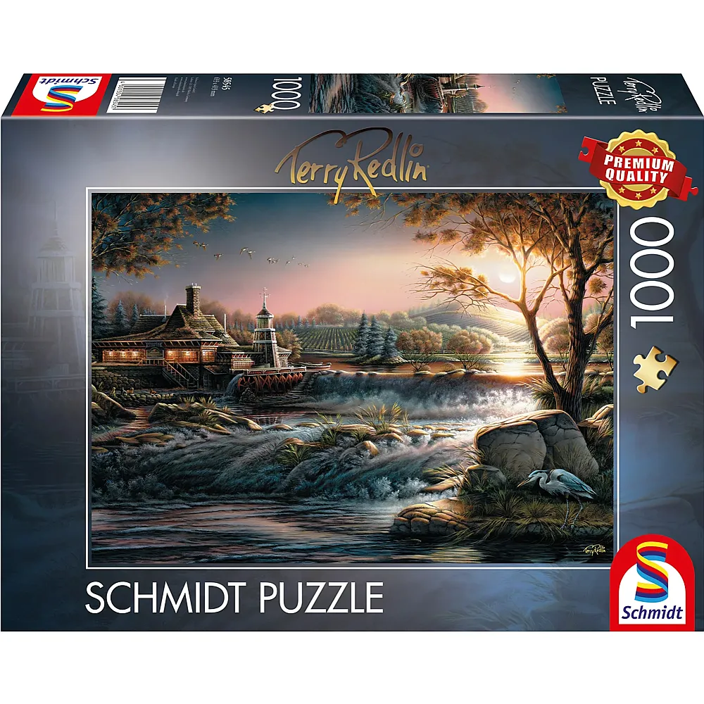 Schmidt Puzzle Terry Redlin Lichterin derWildnis - 1000 Teile