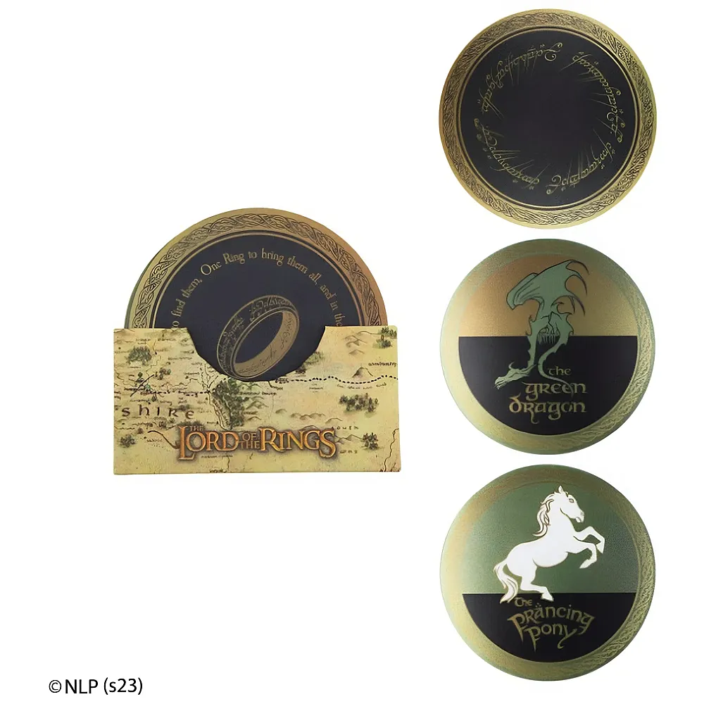 Cinereplicas Lord of the Rings: Untersetzer 4 St�ck