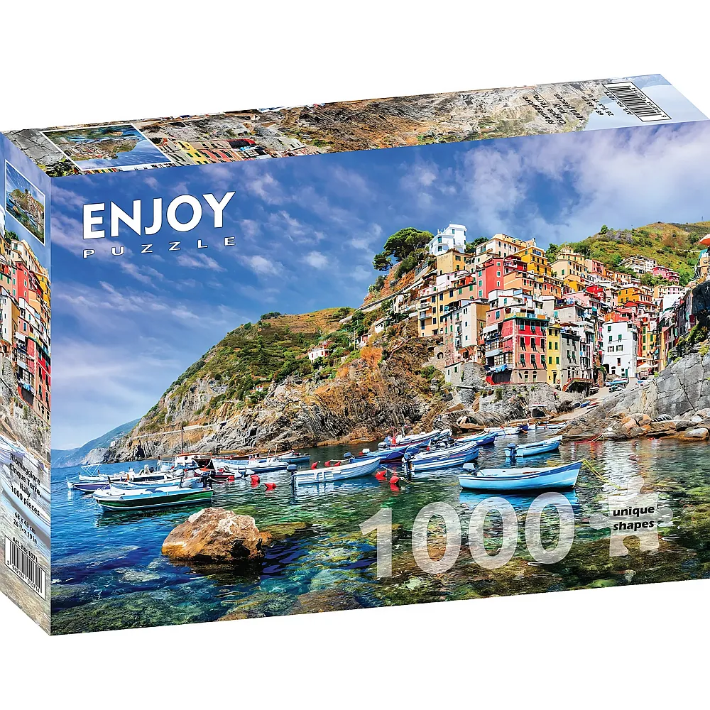 Enjoy Puzzle Riomaggiore, Cinque Terre, Italien - 1000 Teile