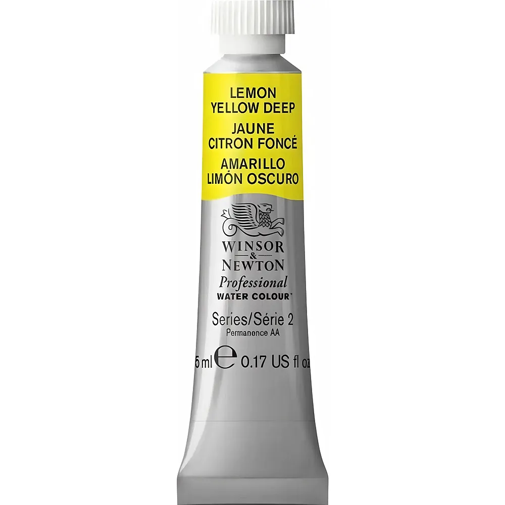 meinspielzeug - Winsor & Newton W&n Prof. Water Colour 5ml Tube Zitronengelfb Dunkel