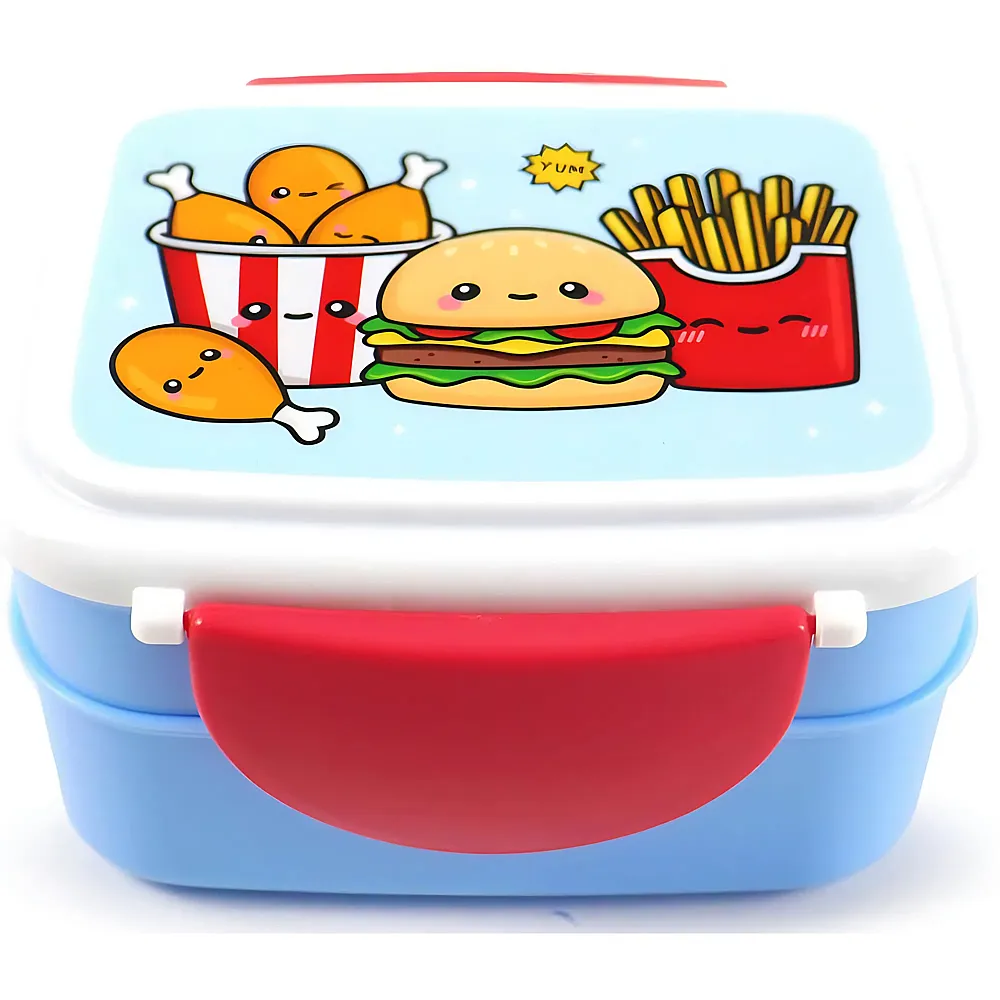 Puckator Foodiemals Lunchbox mit Besteck