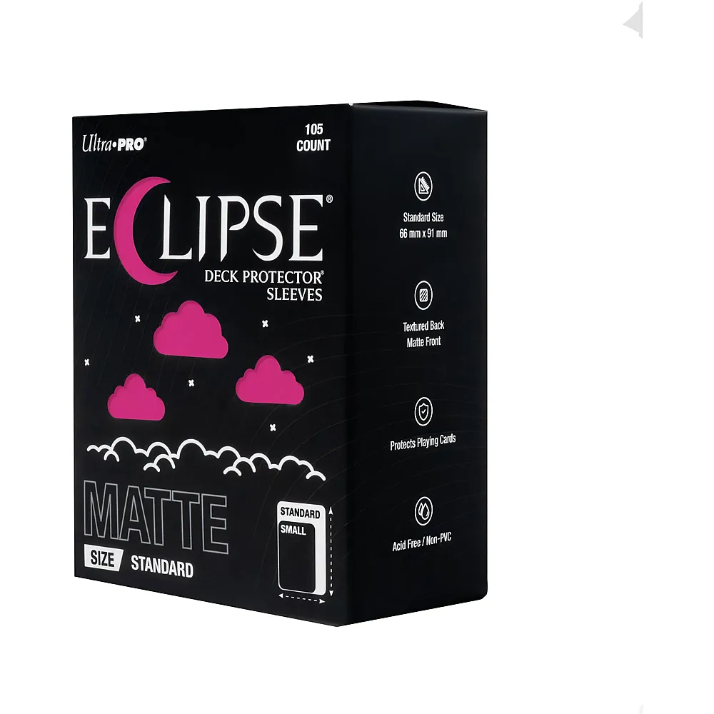 Ultra Pro ECLIPSE Matte Pink Deck Protector Sleeves Standard 105 - Brands