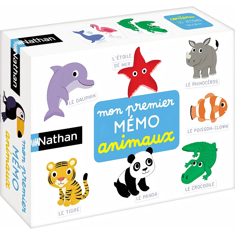 Nathan Mon Premier Memo Animaux FR
