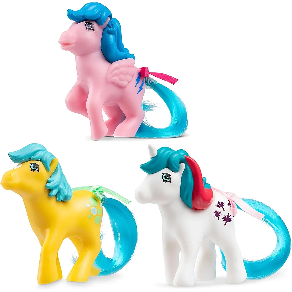 Basic Fun My Little Pony Mini Classics Generation 1 Serie - 3 Teile