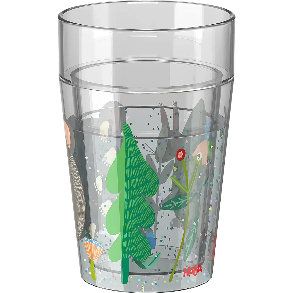 HABA Glitzerbecher Wald
