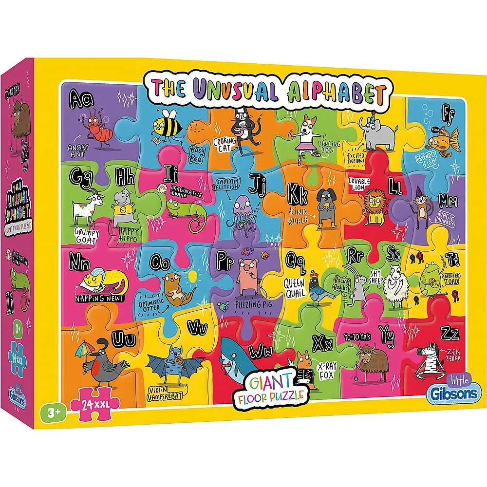 Gibsons Puzzle The Unusual Alphabet - 24 Teile