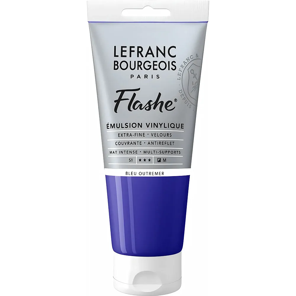 Lefranc Bourgeois Lfb Flashe Acryl 80ml Tube Ultramarinblau - Suche