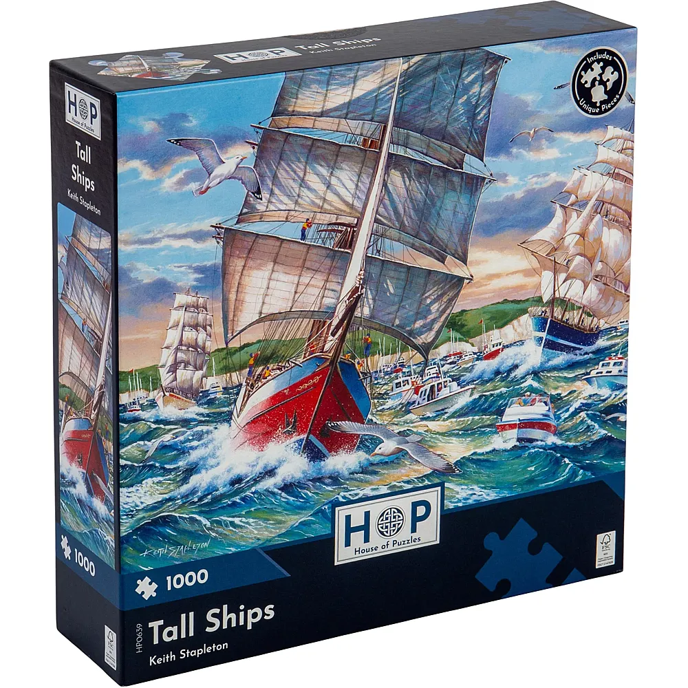 HOP - House of Puzzles Tall Ships 1000Teile