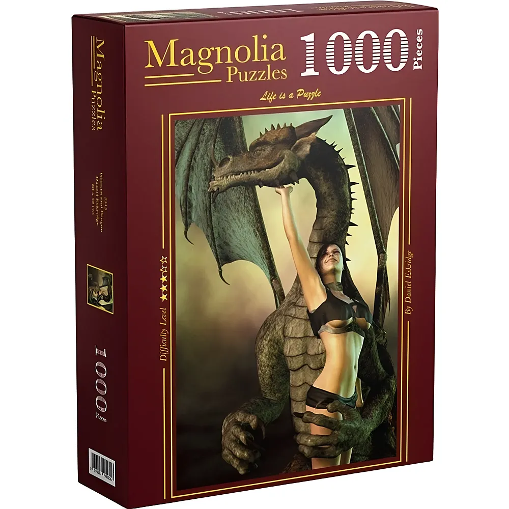 Magnolia Puzzle Woman and Dragon 1000Teile