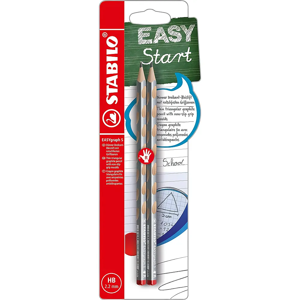 Stabilo EASYgraph S Metallic Edition R Bleistift - 2 Teile