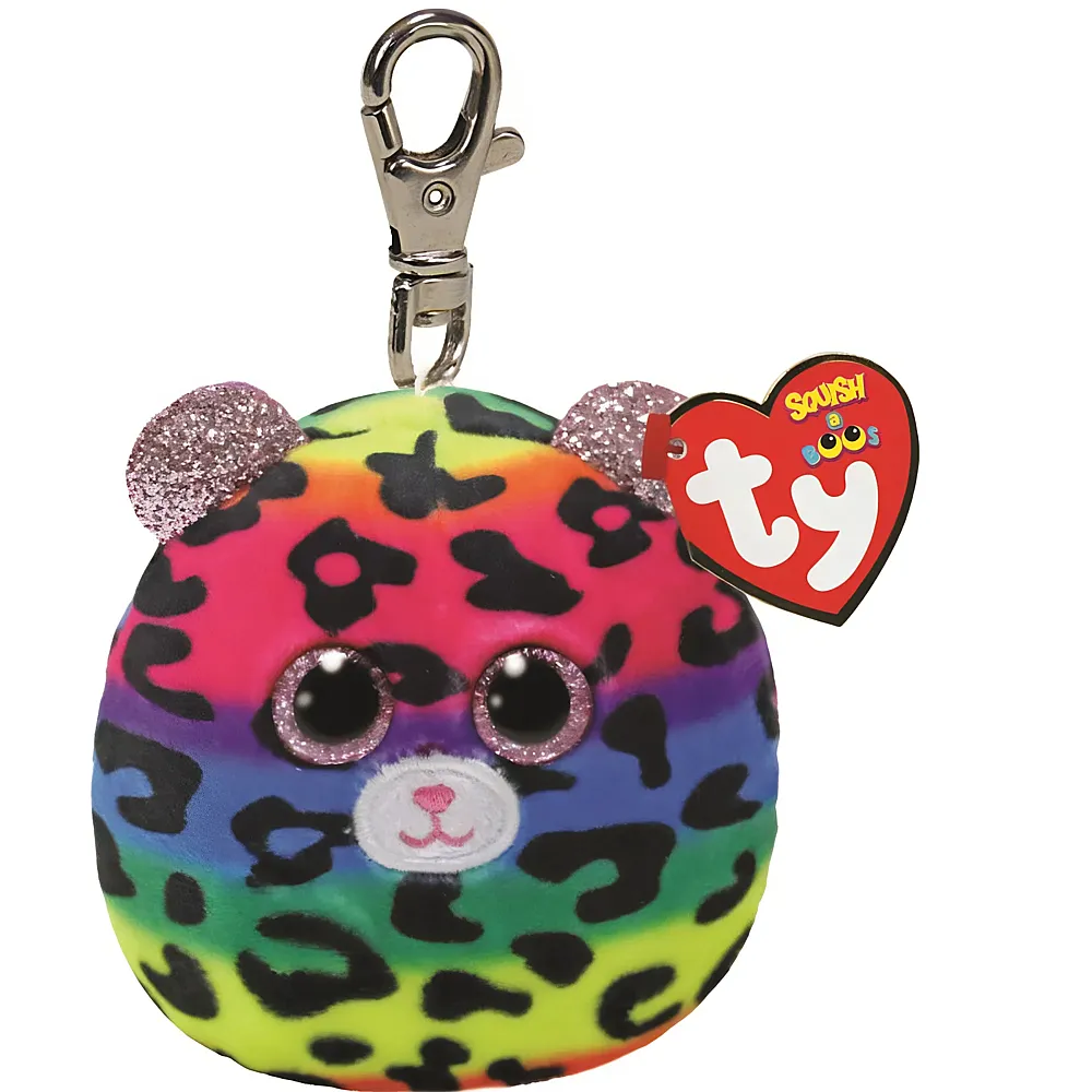 Ty Beanie Clips Schl�sselanh�nger Dotty der Leopard - 10 cm - Accessoires