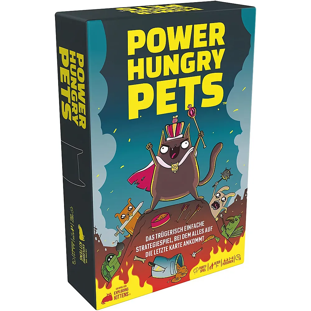 Exploding Kittens Power Hungry Pets - Deutsch