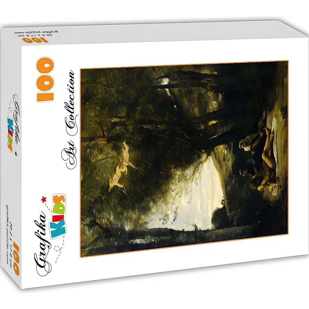 Grafika Puzzle Art Collection Jean-Baptiste-Camille Corot Grafika Kids Saint Sebastian Succored by the Holy Women, 1874 - 100 Teile