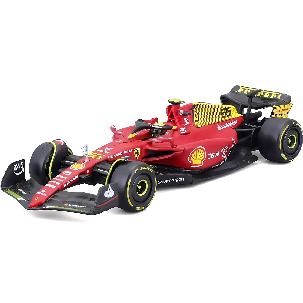 Bburago 1:24 Ferrari F1-75 C. Sainz 2022