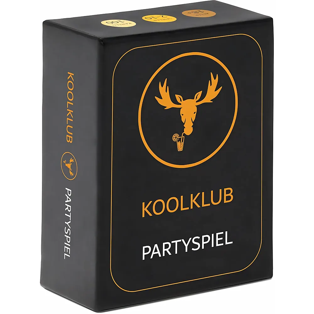 KOOLKLUB PARTYSPIEL  Kartenspiel Spieleabend Party Zubeh�r Gesellschaftsspiel  Geschenk Junggesellenabschied Geburtstag Geschenkidee