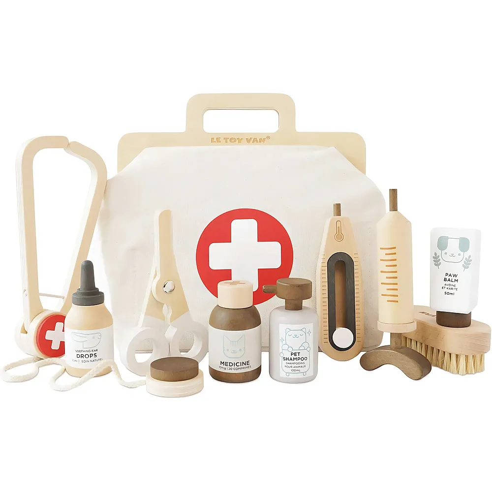 Le Toy Van Tierarzt-Set | Schutz & Rettung