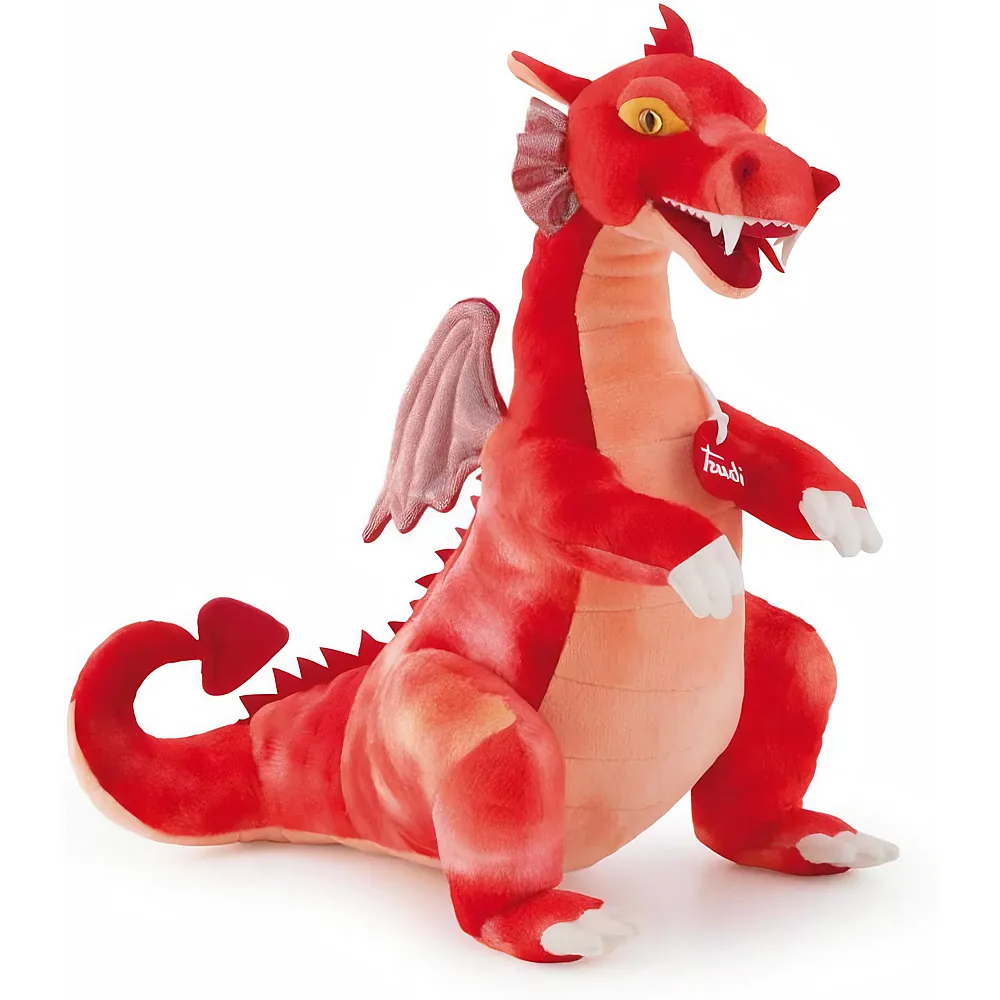 Trudi Drache Rot - 37 cm | Dinosaurier Pl�sch