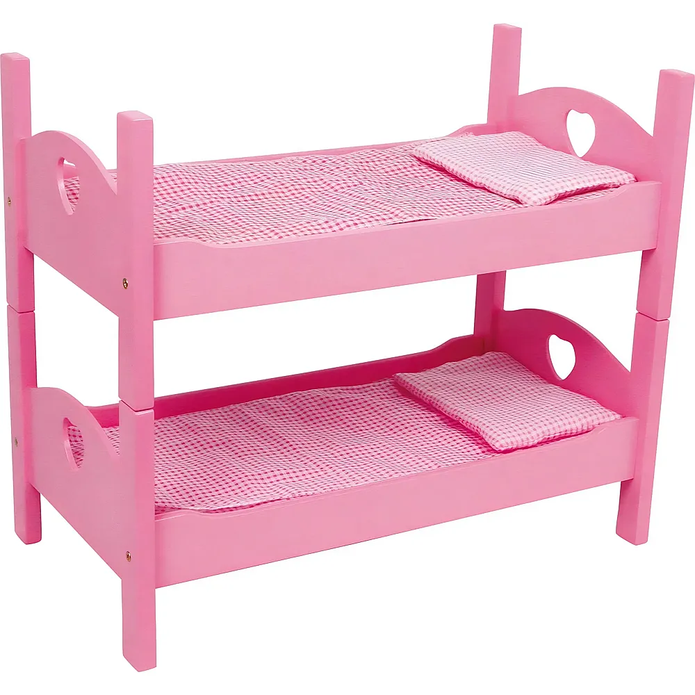 small foot Puppenhochbett Pink - Puppenzubeh�r