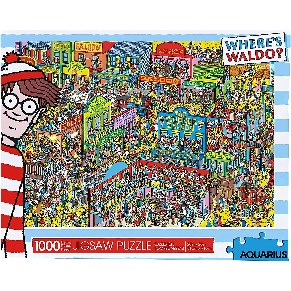 Aquarius Puzzle Where's Waldo  - 1000 Teile