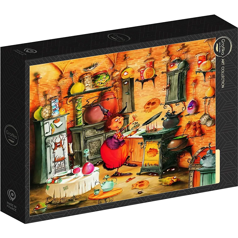 Grafika Puzzle Art Collection Franois Ruyer Die Hexe am Herd - 1000 Teile