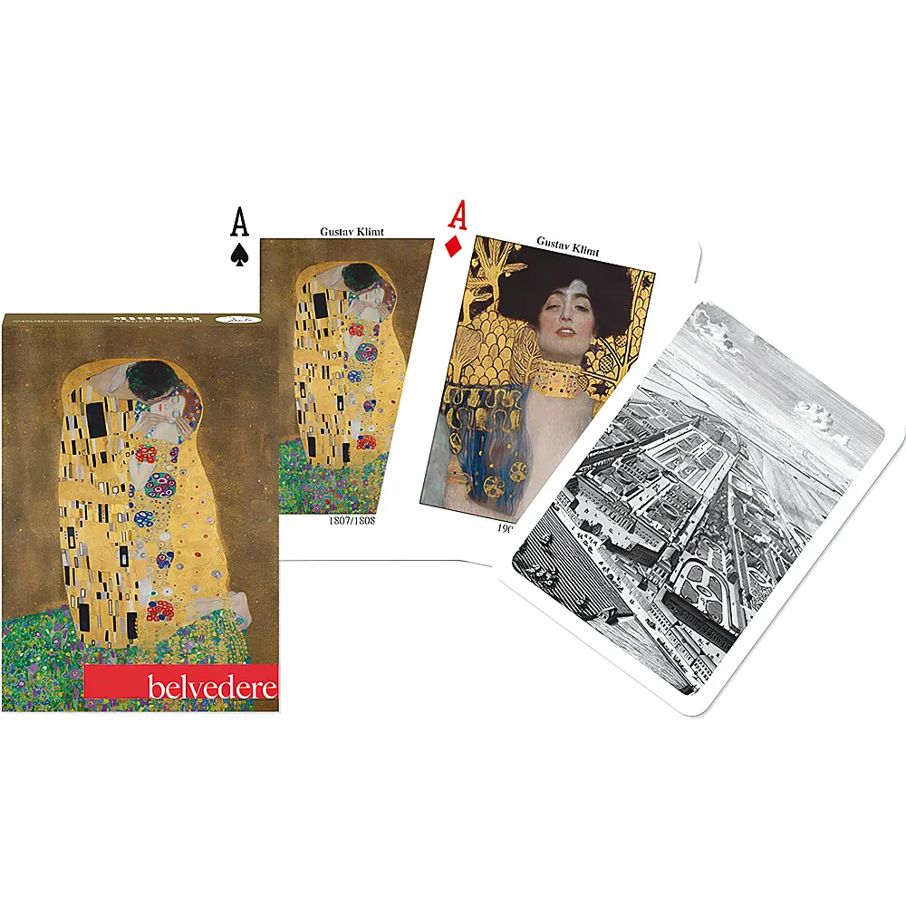 meinspielzeug - Piatnik Collectors Cards Poker, Belvedere Masterpieces | Jassen