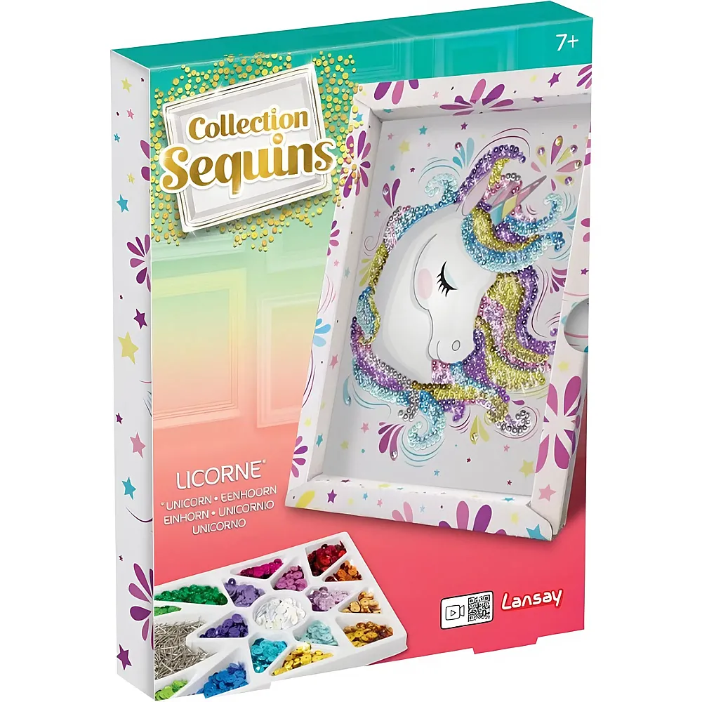 Lansay Collection Sequins Paillettenkunst Einhorn