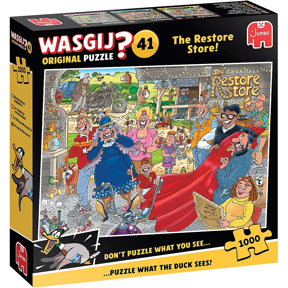 Jumbo Puzzle WASGIJ Original The Restore Shop 1000Teile