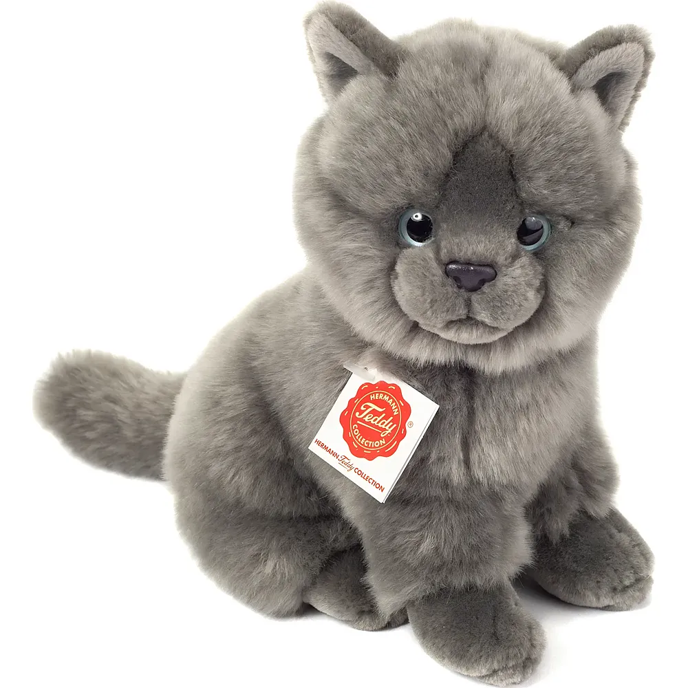 Teddy-Hermann Kart�userkatze sitzend - 20 cm