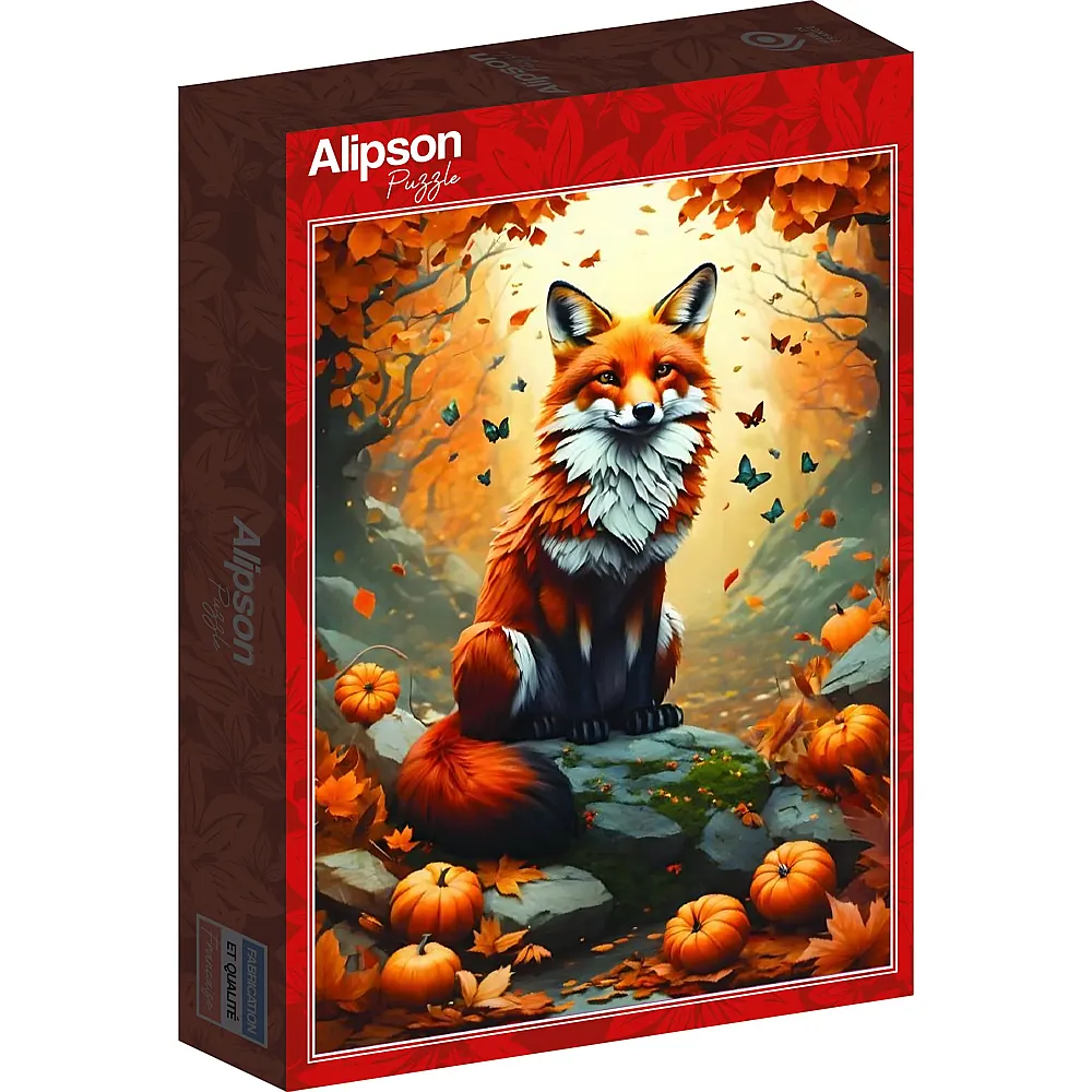 Alipson Puzzle Fox and Butterflies - 500 Teile