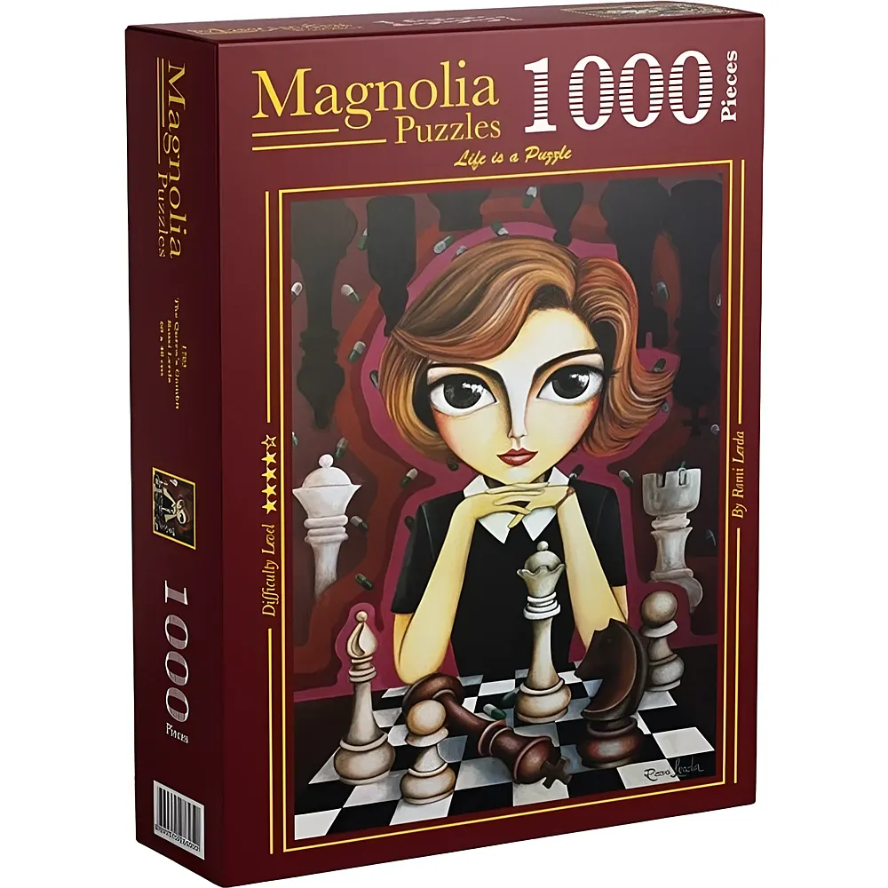Magnolia Puzzle Romi Lerda The Queen's Gambit 1000Teile