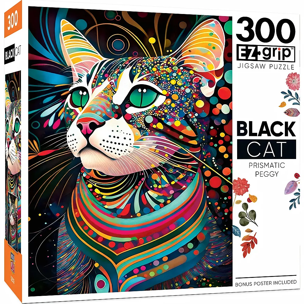 Master Pieces Puzzle Black Cats Prismatische Peggy - 300 Teile