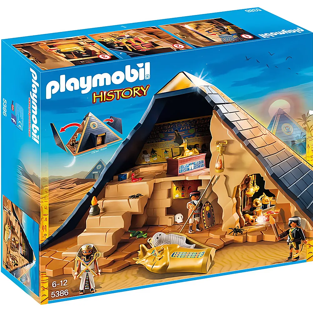 PLAYMOBIL History Pyramide des Pharao 5386