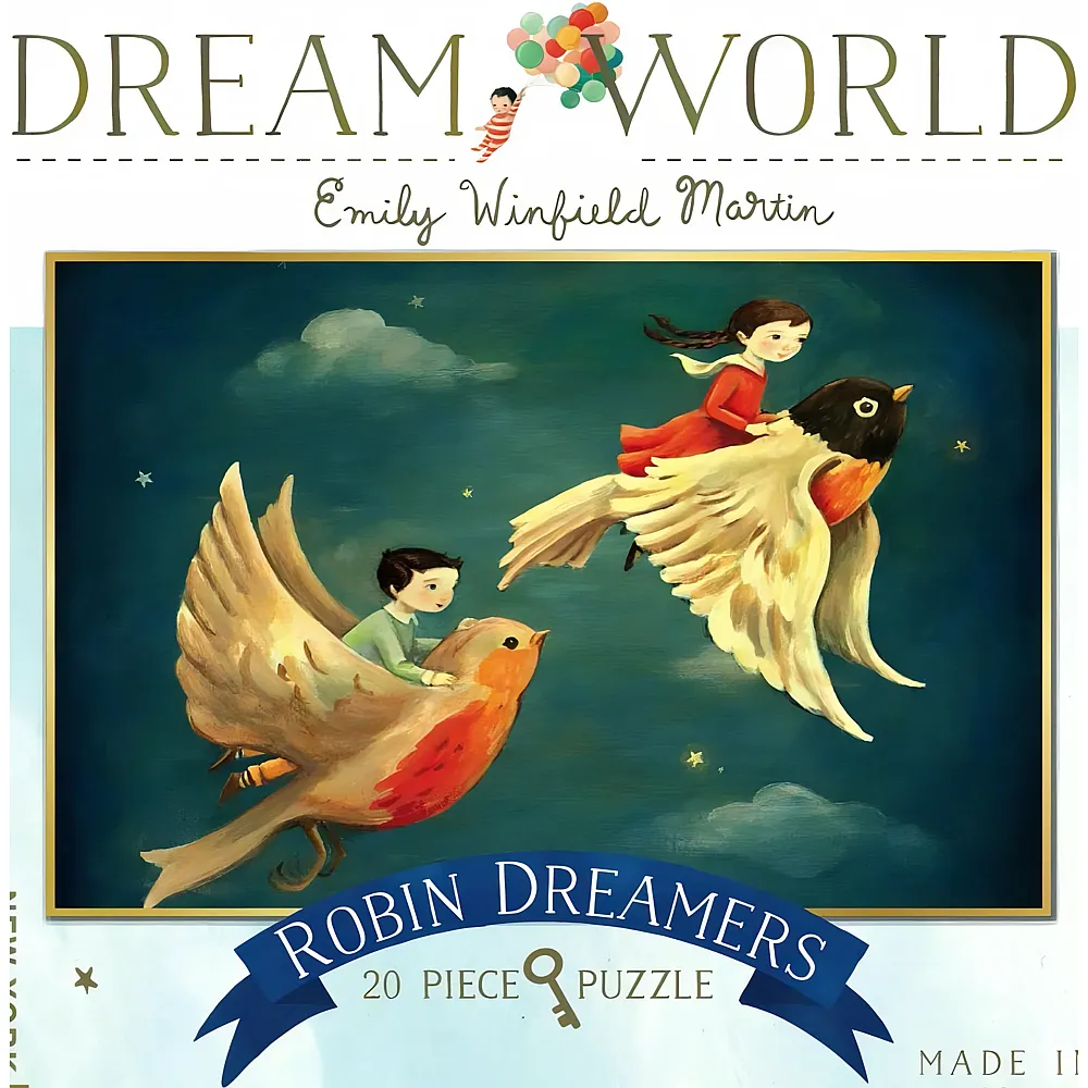 New York Puzzle Company Dream World - Robin Dreamers - 100 Teile